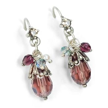 Sweet Romance Ocean Cluster Earrings E1355