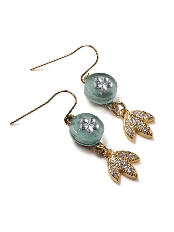 [PRE-ORDER] TRI-PETAL PATINA DROP EARRINGS (Buy 2 Get 1 Free Mix & Match)