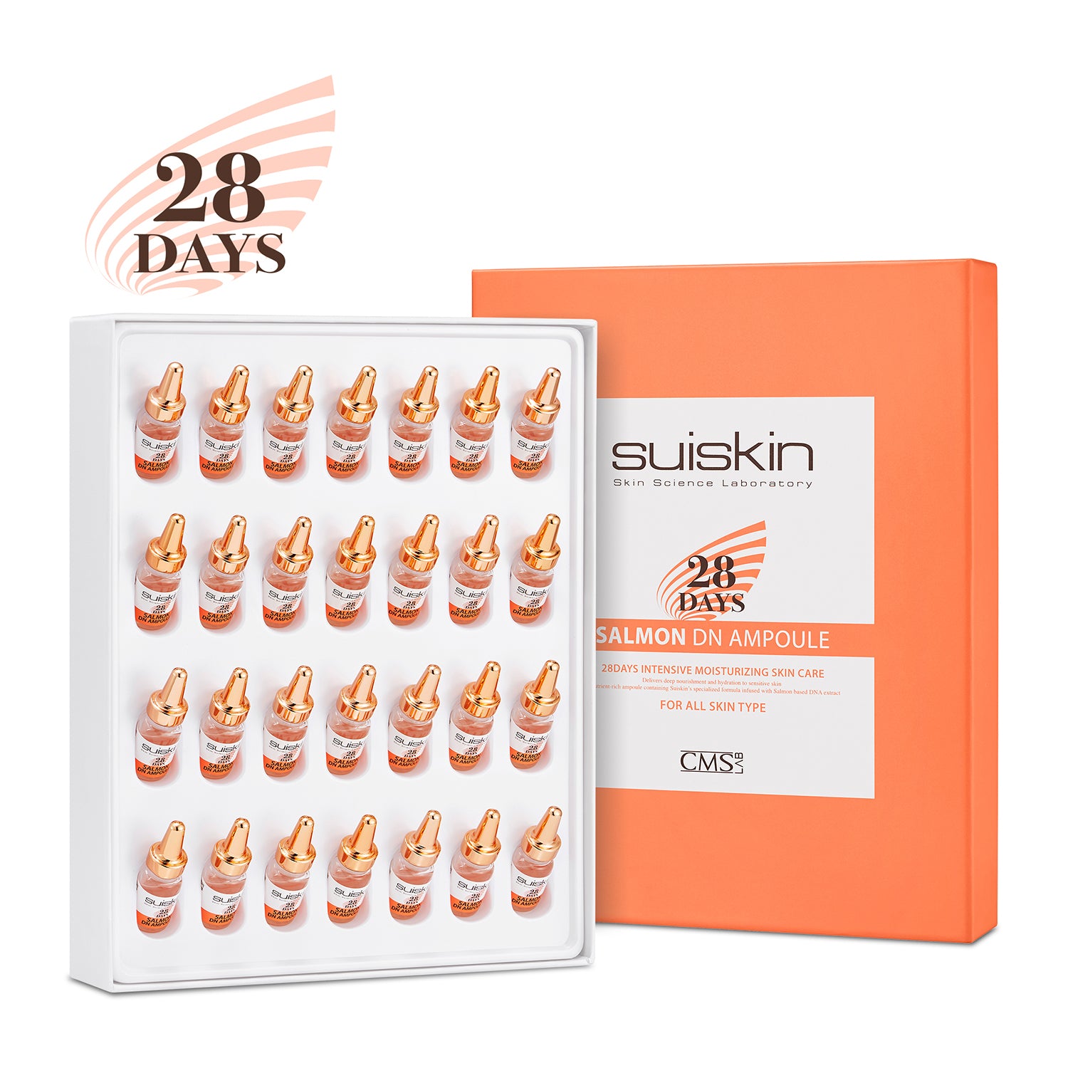 SUISKIN Salmon DN Ampoule Moisturizing 28 Days - 2ml x 28ea.