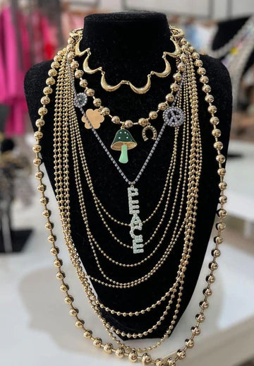 [PRE-ORDER] Tova Shroom Charm Necklace in Green (Buy 2 Get 1 Free Mix & Match)