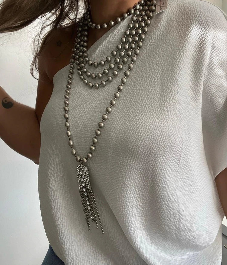 [PRE-ORDER] Tova Radmilla Triple Strand in Antique Silver (Buy 2 Get 1 Free Mix & Match)