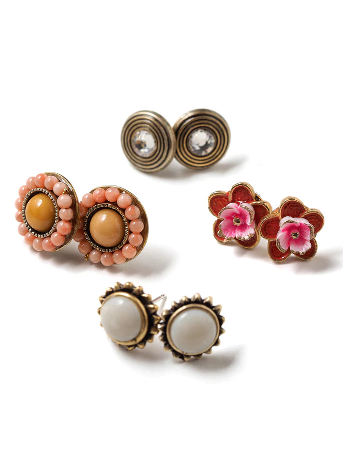 [PRE-ORDER] MARIGOLD STUD EARRING SET (Buy 2 Get 1 Free Mix & Match)