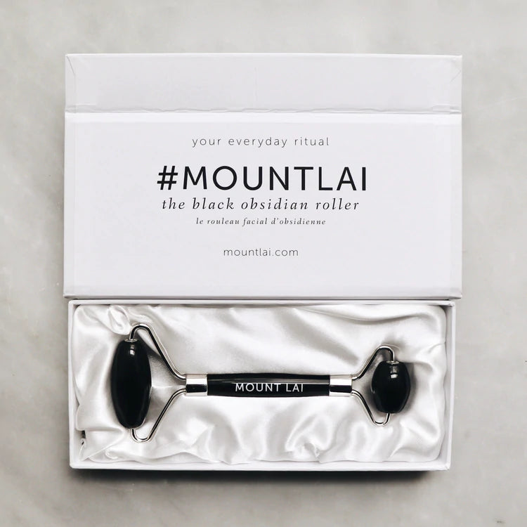 Mount Lai The Warming Black Obsidian Facial Roller
