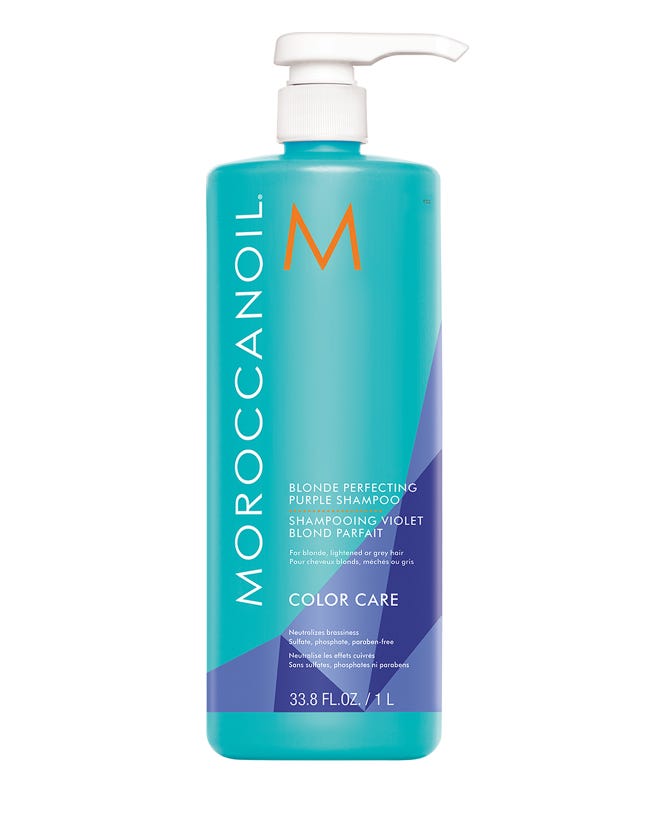 Moroccanoil Blonde Perfecting Purple Shampoo(Buy 3 Get 1 Free Mix & Match)