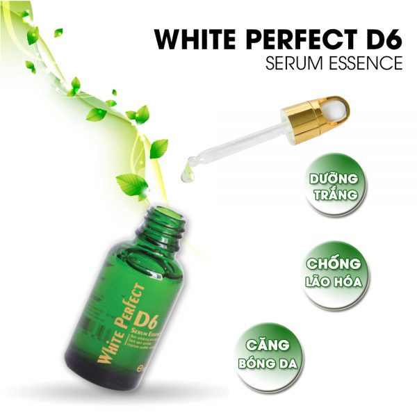 TOP WHITE WHITE PERFECT D6 SERUM ESSENCE TINH CHẤT TẠO SỰ CĂNG BÓNG TRẺ HÓA LÀN DA