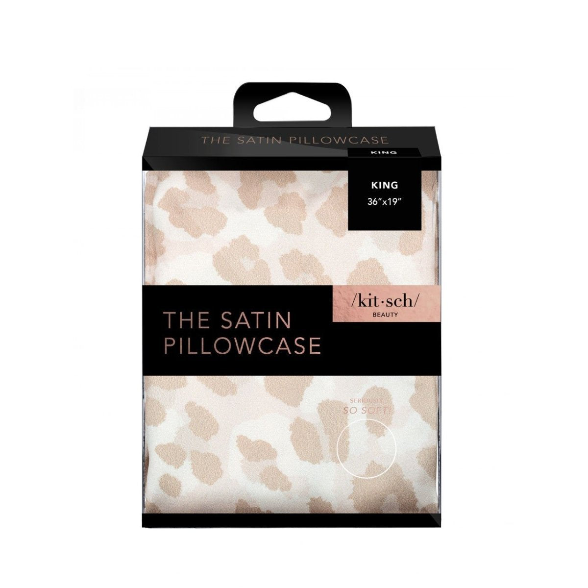 KITSCH Satin Pillowcase King - Leopard