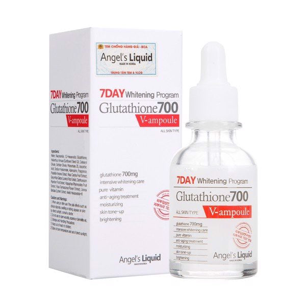 Angel’s Liquid 7 Day Whitening Program Glutathione 700 V-ampoule 30ml