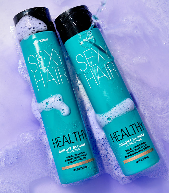 SexyHair Healthy Bright Blonde Violet Shampoo (Buy 3 Get 1 Free Mix & Match)