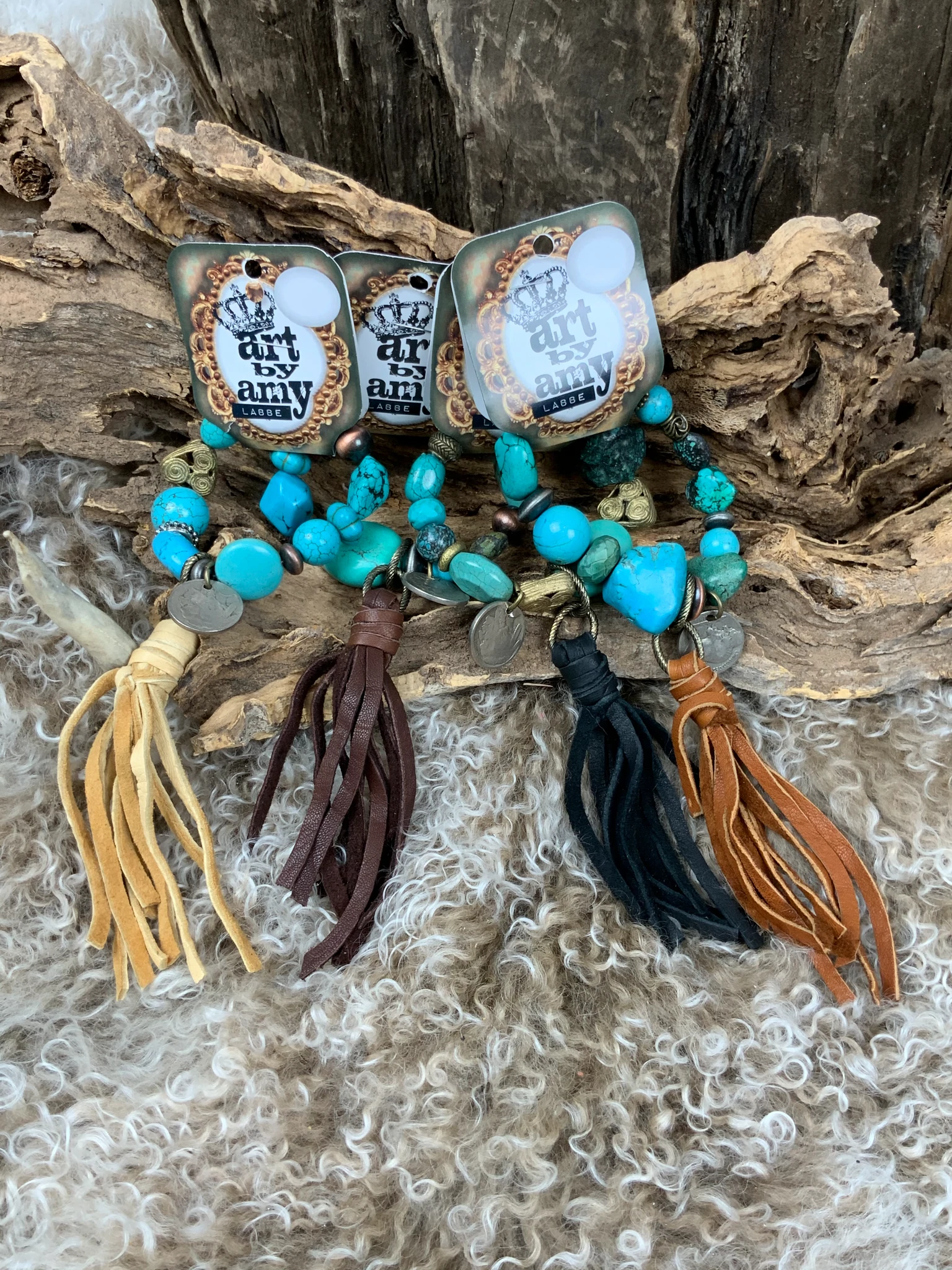 [PRE-ORDER] KEEP IT GYPSY Art by Amy Turquoise Stretchies (Buy 2 Get 1 Free Mix & Match on a $250+ Order)