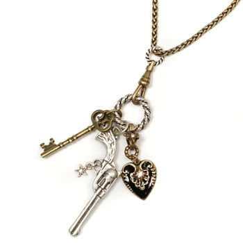 Sweet Romance Annie Oakley Tribute charms Necklace N335 (Buy 2 Get 1 Free Mix & Match)