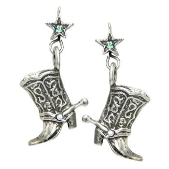 Sweet Romance Cowgirl Boot Earrings E319 (Buy 2 Get 1 Free Mix & Match)