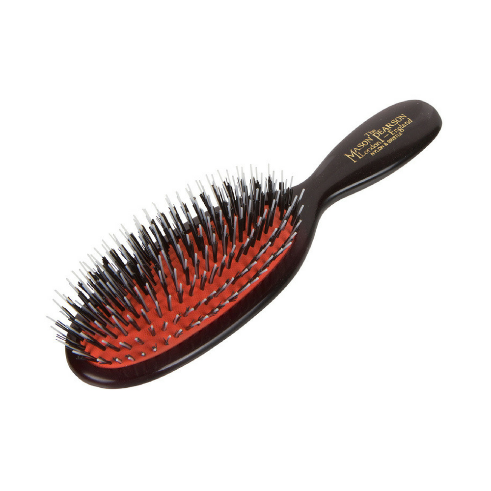 Mason Pearson Pocket Mixture Bristle/Nylon Hair Brush - Dark Ruby [IN-STORE PURCHASE ONLY]