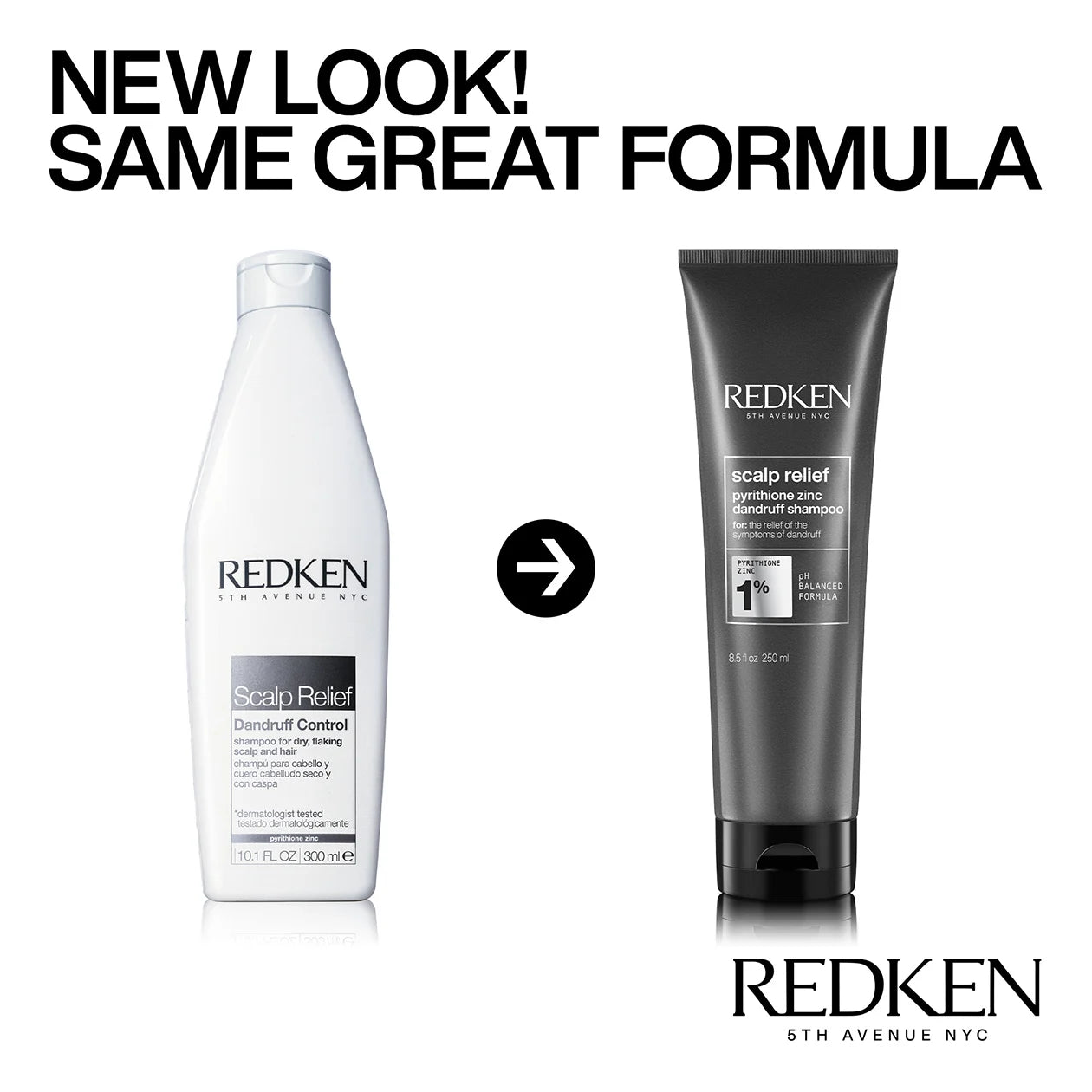 REDKEN SCALP RELIEF DANDRUFF CONTROL SHAMPOO - 8.5 oz (Buy 3 Get 1 Free Mix & Match)