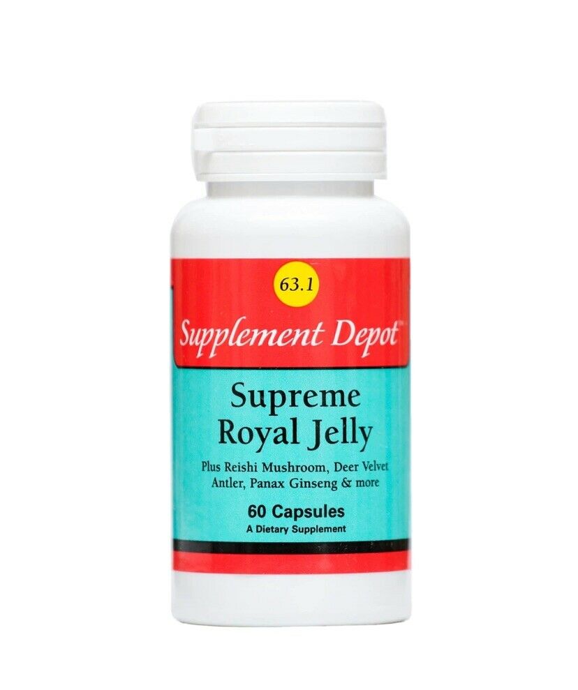 SUPPLEMENT DEPOT Supreme Royal Jelly #63.1 60 Capsules