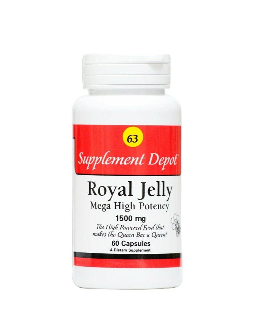 SUPPLEMENT DEPOT Royal Jelly #63 1500 mg