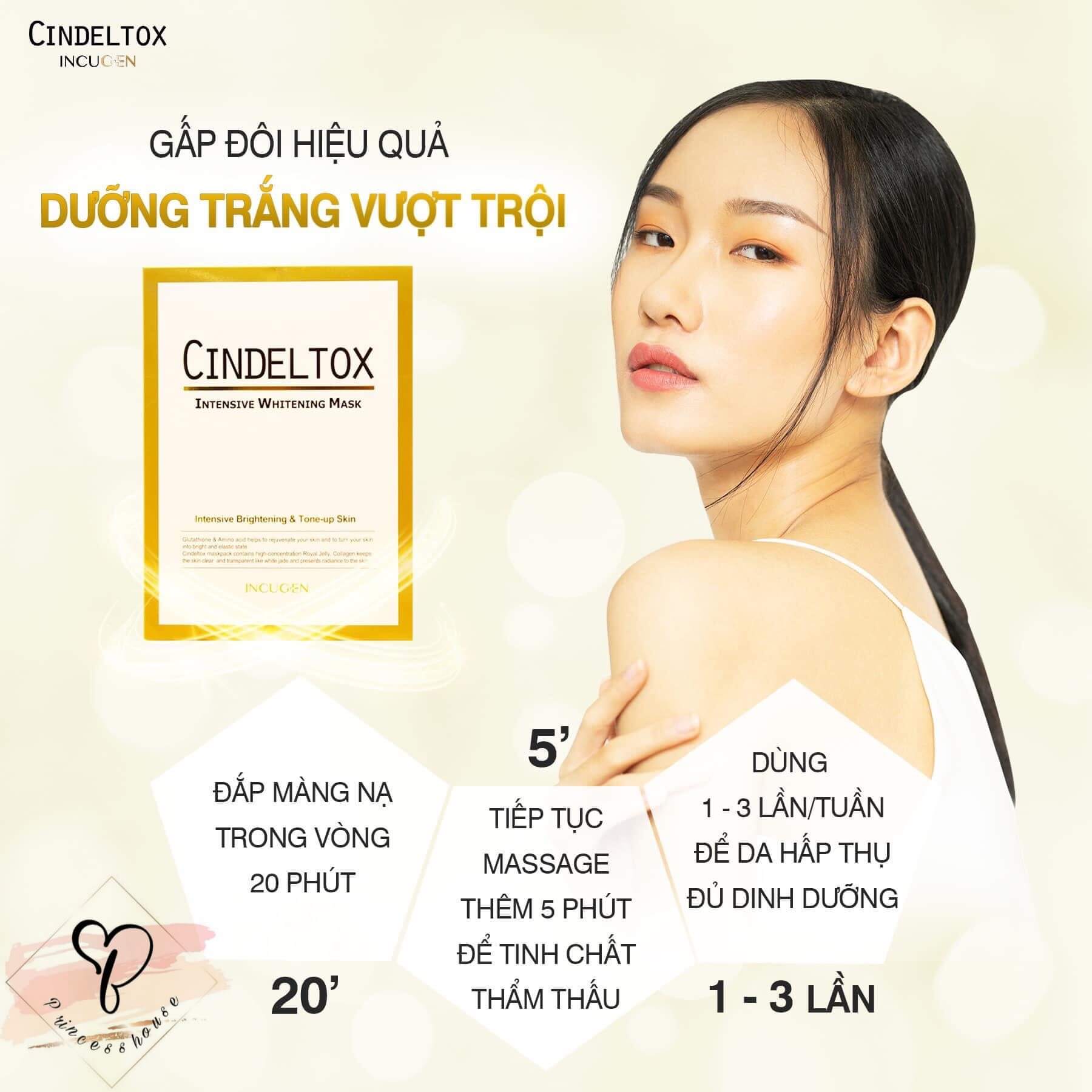 Cindeltox Intensive Whitening Mask 5 Sheets